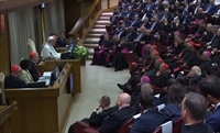 Leon XIV presenta la encíclica Magnifica Humanitas - Crédito: Vatican Media